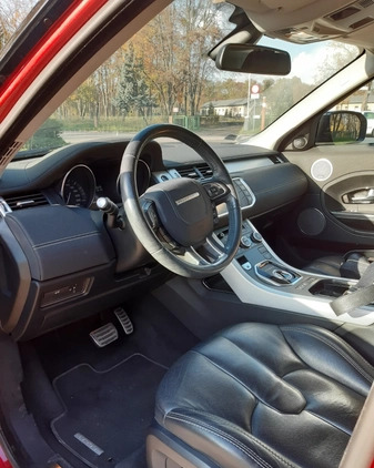 Land Rover Range Rover Evoque cena 72900 przebieg: 151000, rok produkcji 2013 z Wrocław małe 92